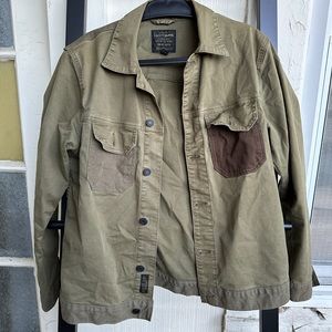 Lucky brand slub twill shirt jacket